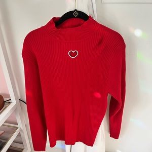 Brand new red turtleneck